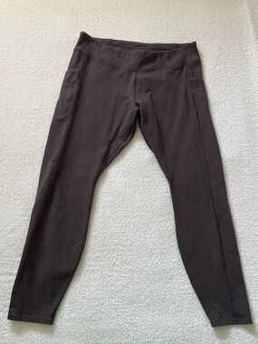 Pact | ORGANIC COTTON XXL           Plum-Brown Workout Leggings NWOT